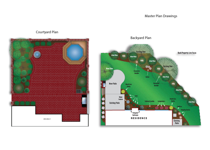 Barnhardt Landscaping masterplans created by AST Studio