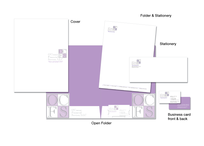 O'Connor folder and stationery created by AST Studio